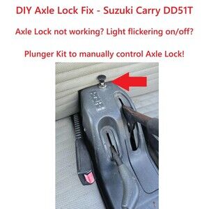 Suzuki Carry DD51T DIY FIX for FAULTY AXLE LOCK / 4WD Computer Shift Controller